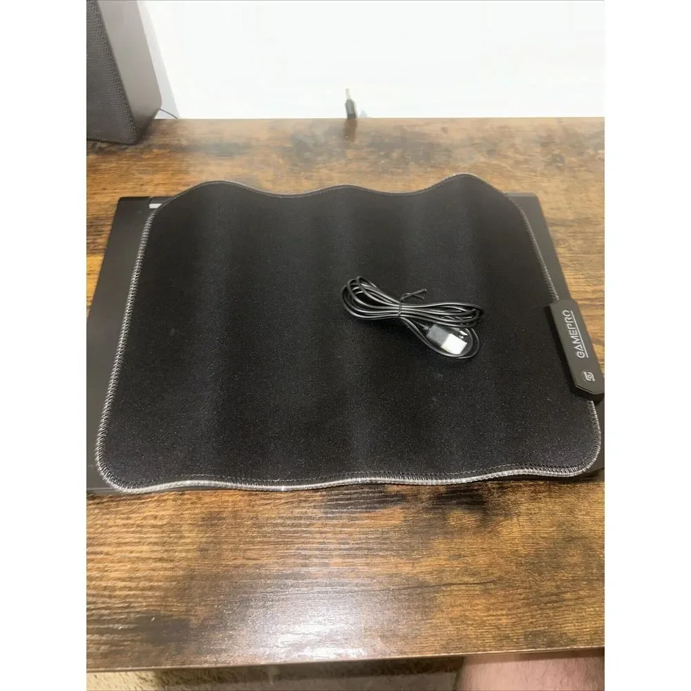 7 Color Modes GAMEPRO LED MOUSE PAD, USB Connector, 10.25 x 13.5 inches